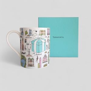 Tiffany & Co. NYC 5th Ave Mug with Blue Tiffany Box